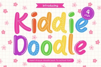 Kiddie Doodle Fonts for Creative Projects