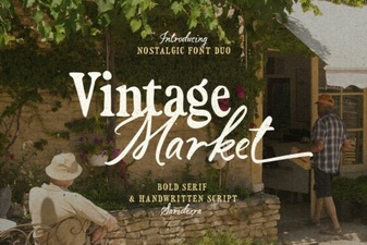 Retro Market Typography Ideas for Creators